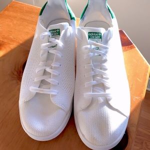 Adidas Stan Smith Primeknit White Green Men’s 6.5